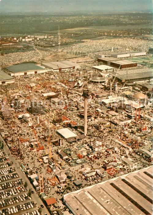 HANNOVER  CITY Fliegeraufnahme Hermes-Turm Messe