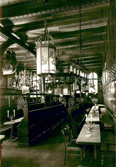 LueBECK  CITY Schiffergesellschaft Innenansicht Gaststube