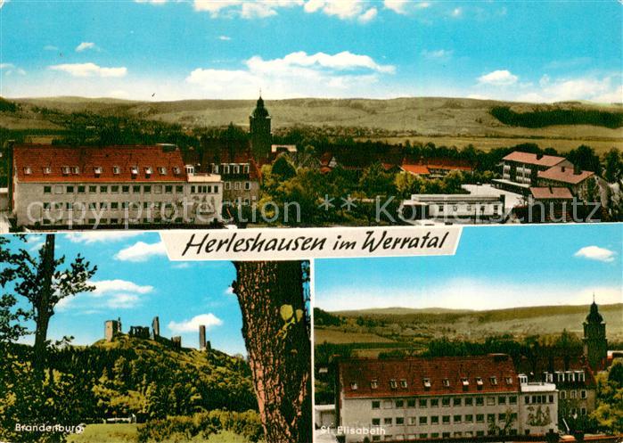 Herleshausen Teilansicht St. Elisabeth Brandenburg