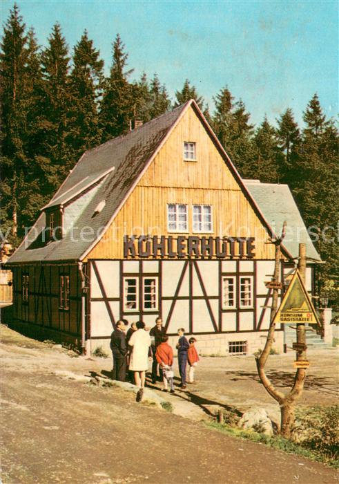 Sosa Erzgebirge Gaststaette Koehlerhuette Aussenansicht