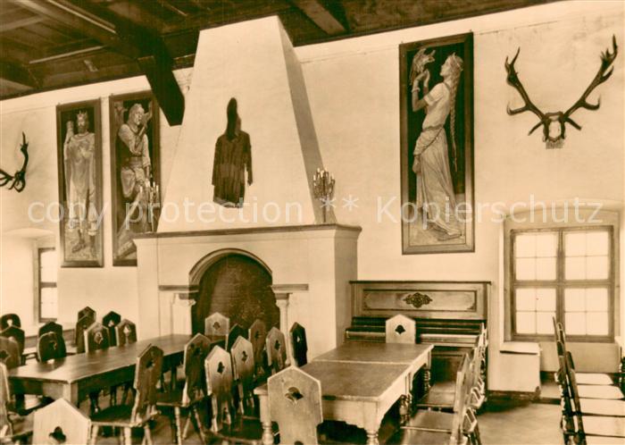 Bad Koesen HO-Gaststaette Rudelsburg Rittersaal