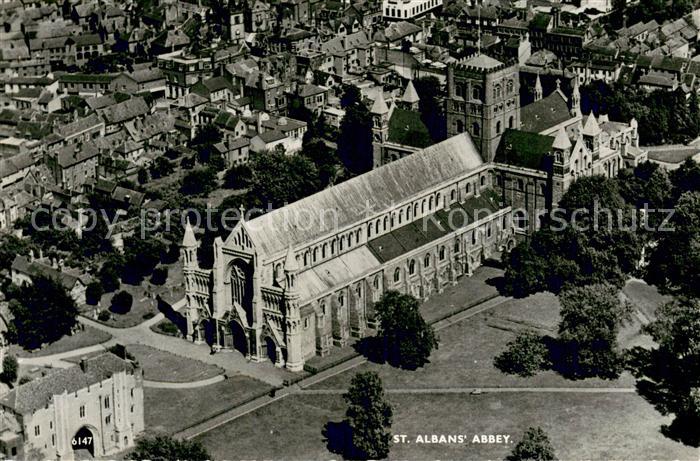 St-Albans Fliegeraufnahme St. Albans Abbey