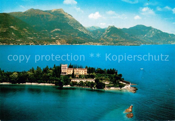 Isola Garda Fliegeraufnahme Gardasee