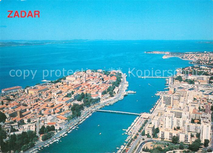 Zadar Zadra Zara Fliegeraufnahme Panorama