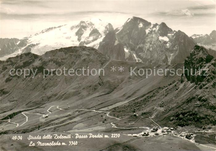 Passo Pordoi IT Strada delle Dolomiti La Marmolada