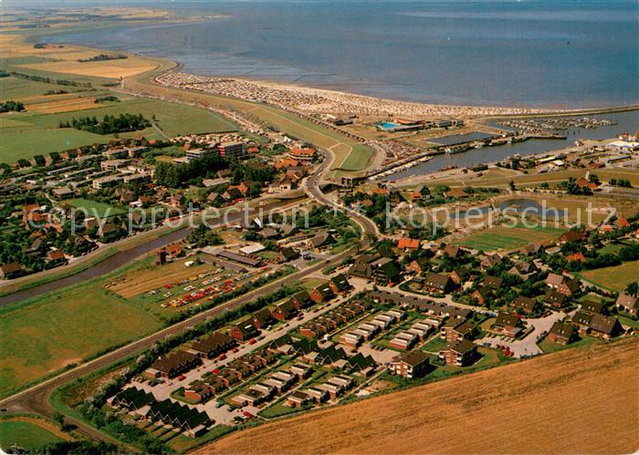 Bensersiel Nordseebad Fliegeraufnahme