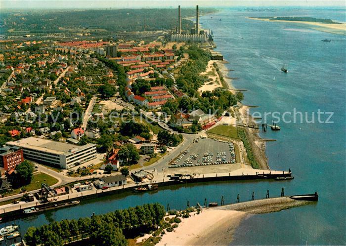 Schulau Wedel Fliegeraufnahme