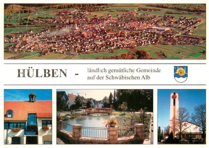 Huelben Fliegeraufnahme Villa Teich Kirche