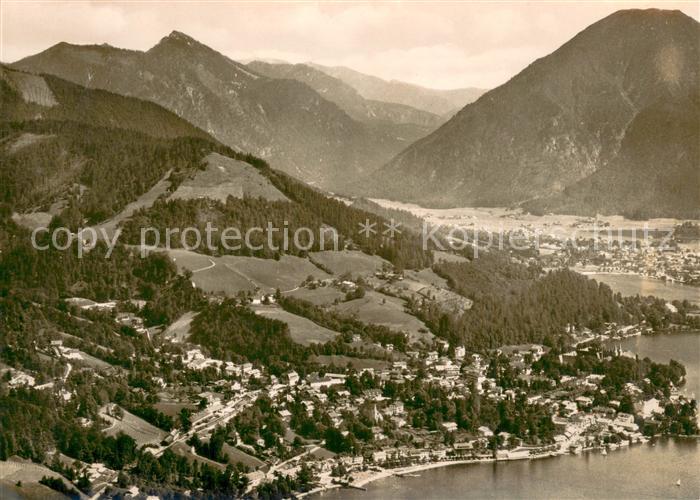 Tegernsee Bayern Fliegeraufnahme