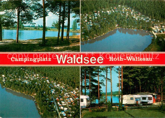 Wallesau Campingplatz Waldsee Fliegeraufnahmen