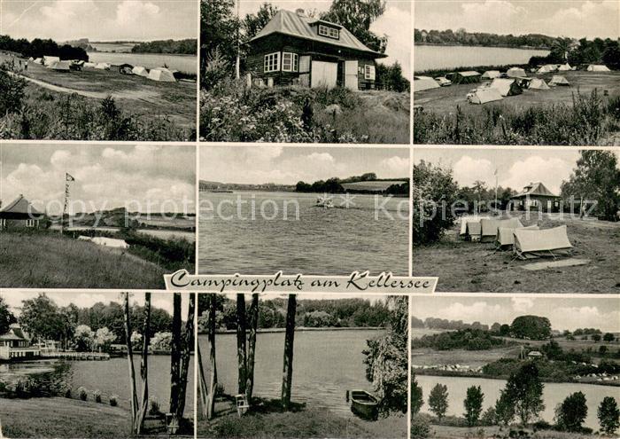 Kellersee Campingplatz Teilansichten Kellerseepartien