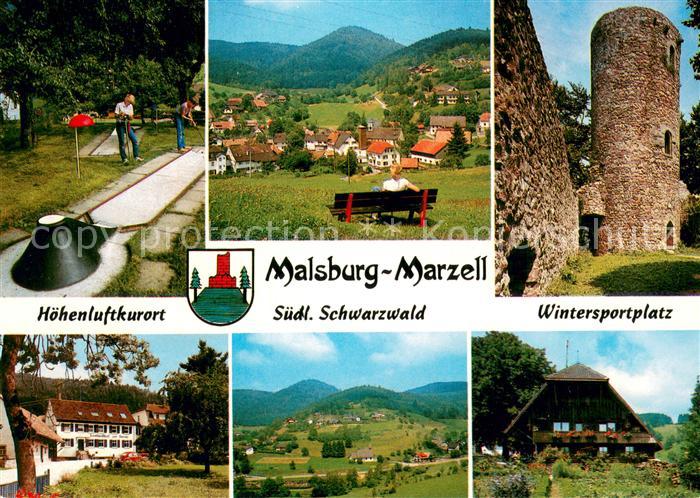 Marzell Minigolf Panorama Burgturm Gasthaus Schwarzwaldhaus