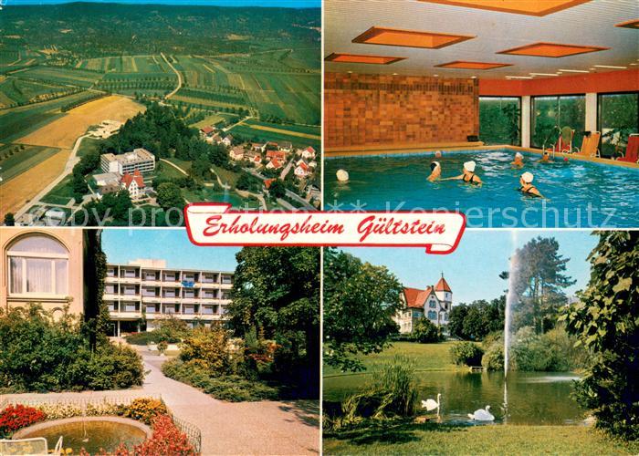 Herrenberg Wuerttemberg Erholungsheim Gueltstein Fliegeraufnahme Hallenbad Schwa