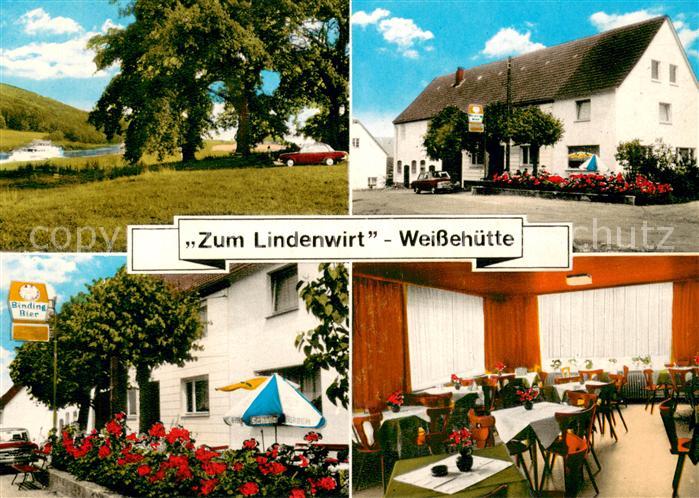 Oberweser Hessen Gast und Pensionshaus Zum Lindenwirt Gaststube Terrasse