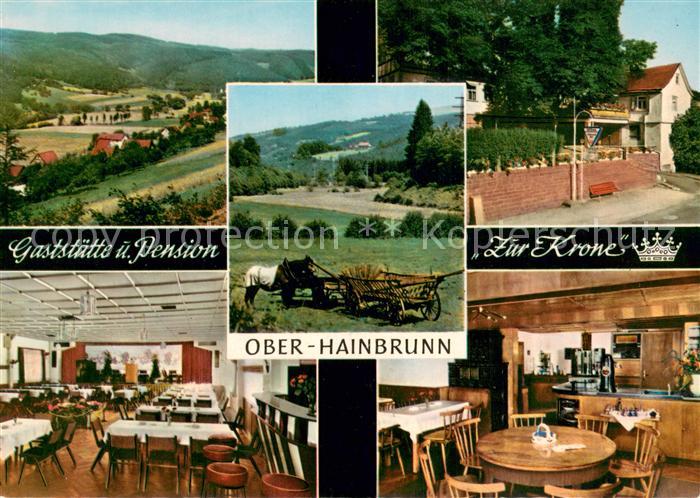 Ober-Hainbrunn Panorama Gaststaette Pension Gastraeume Panorama