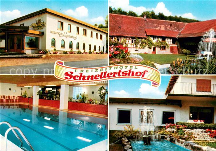 Nieder-Kainsbach Freizeithotel Schnellertshof Brunnen Hallenbad