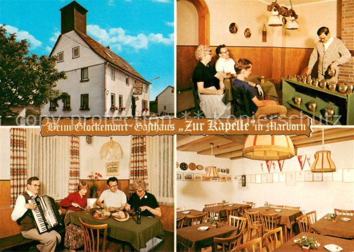 Marborn Gasthaus Pension Zur Kapelle Glockenwirt Glockenspieler Gastraeume