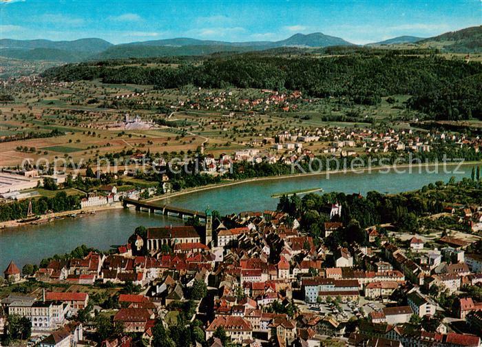 Saeckingen Bad am Hochrhein Fliegeraufnahme