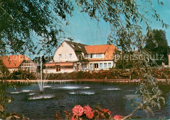 Neukloster Niederelbe Hotel Restaurant Cafe Waldesruh Teich