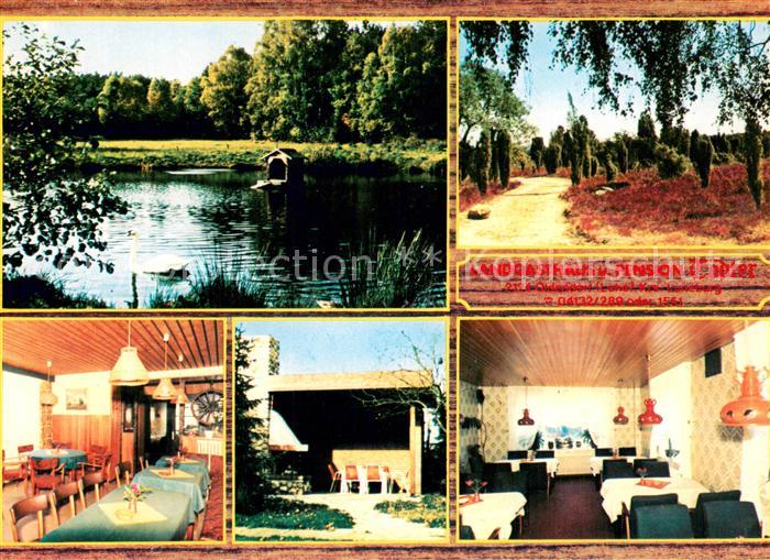 Oldendorf Luhe Landgasthaus Pension Toedter Restaurant Heidelandschaft Teich