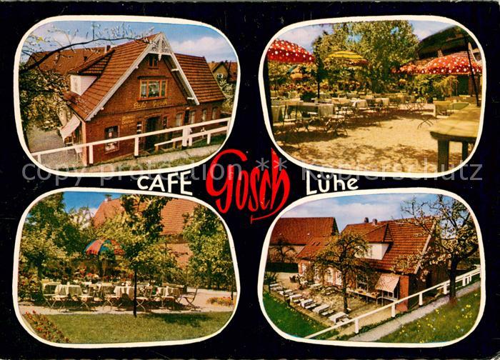 Luehe Gruenendeich Cafe Gosch Gartenterrasse