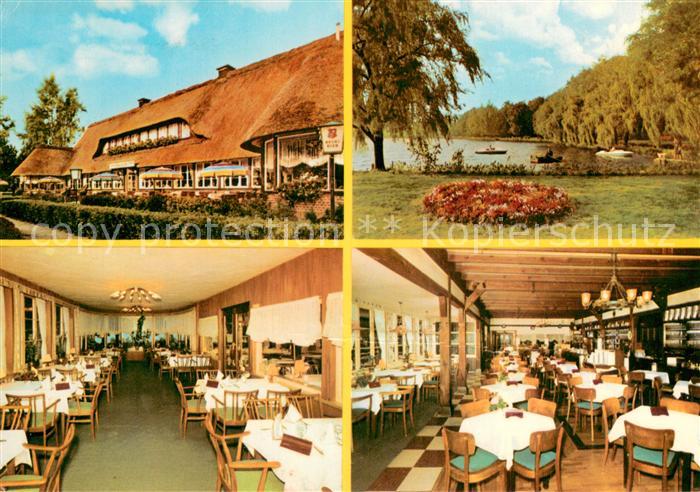 Barmstedt Rantzauer Seegaststaette Restaurant Partie am See