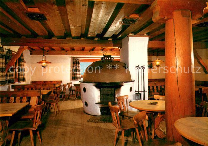 Bad Reichenhall Gaststube im Rasthaus Schlegelmulde am Predigtstuhl