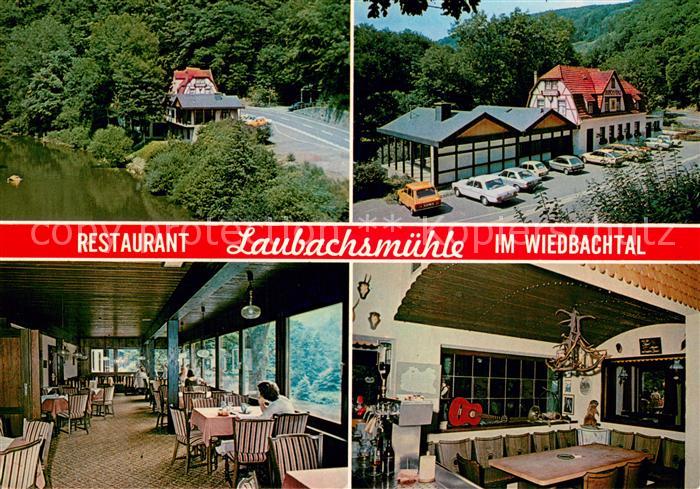 Neuwied Rhein Restaurant Laubachsmuehle im Wiedbachtal