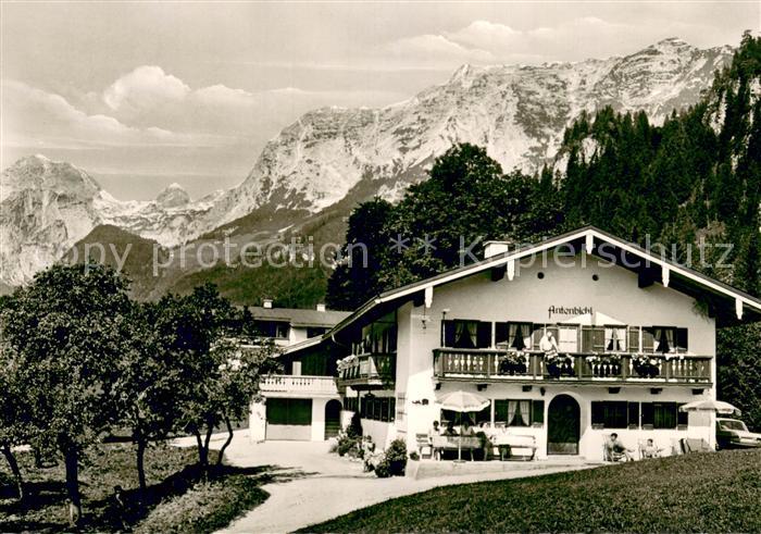 Ramsau Berchtesgaden Haus Antenbichl Gaestehaus Pension Alpen