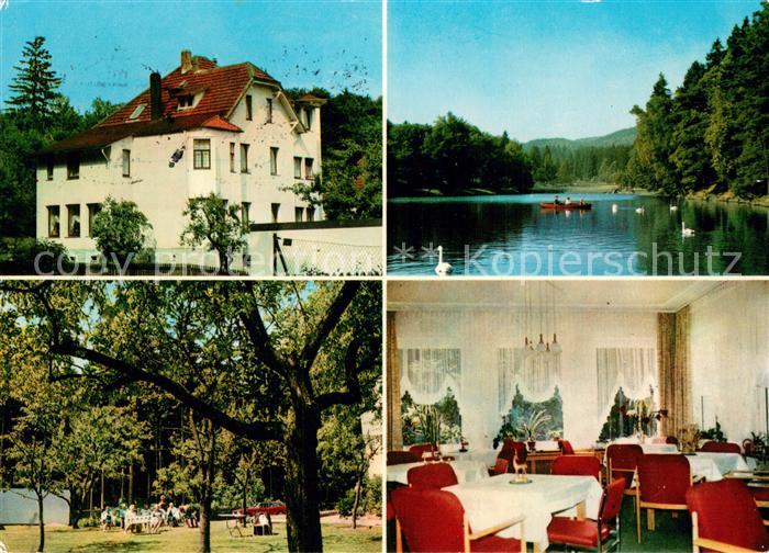 Bad Sachsa Harz Haus Tanneck Gaestehaus Pension Partie am See