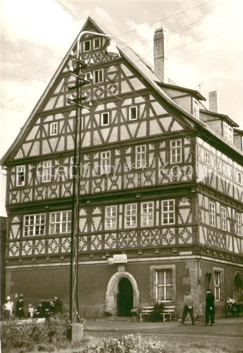 Suhl Thueringer Wald Heinrichs Ratskeller Fachwerkhaus