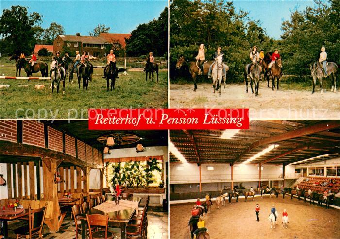 Haren Ems Reiterhof und Pension Luessing Reitsport Reithalle