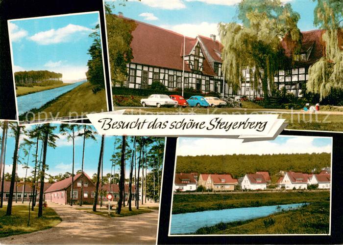 Steyerberg Teilansichten Landschaftspanorama Kanal