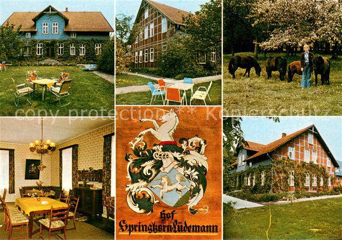 Frielingen Soltau Urlaub auf dem Bauernhof Hof Springhorn Ponys Wappen