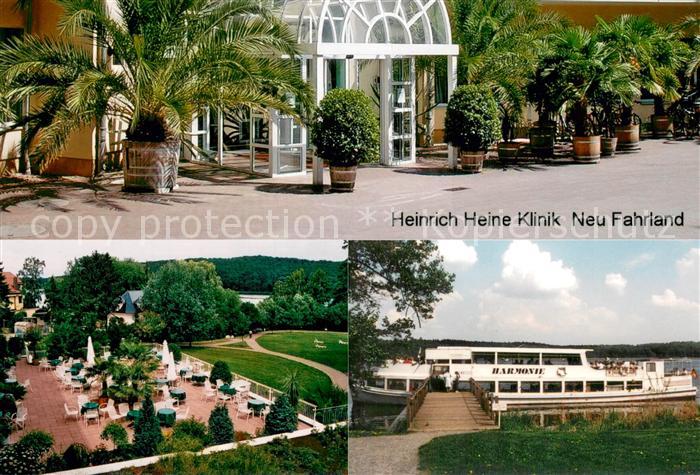 Neu Fahrland Heinrich Heine Klinik Bootsanleger Fahrgastschiff