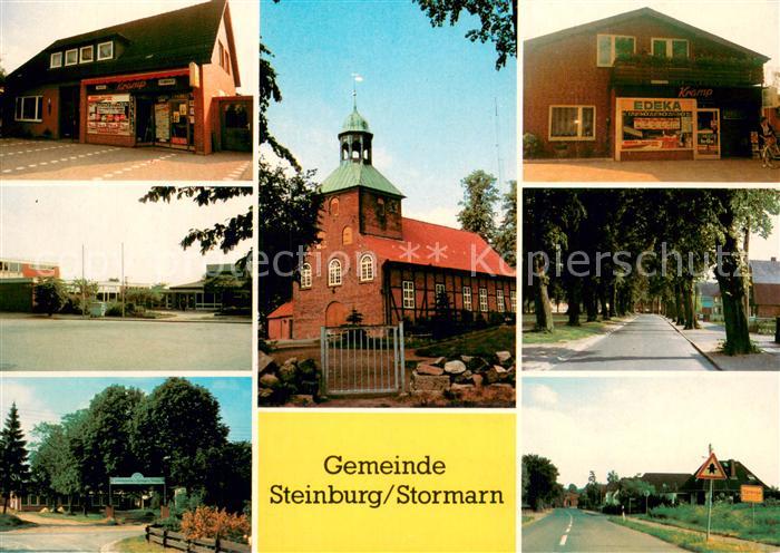 Steinburg Stormarn Teilansichten Edekamarkt Hauptstrasse