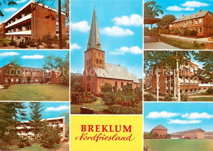 Breklum Teilansichten Gebaeude Kirche