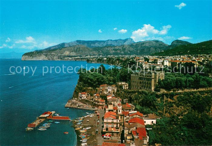 Sorrento Campania Italia Marina dei Pescatori Kuestenpanorama