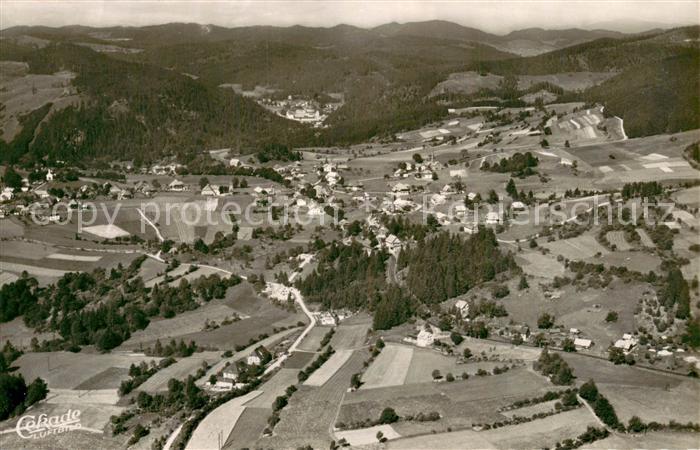 Haeusern Schwarzwald Fliegeraufnahme