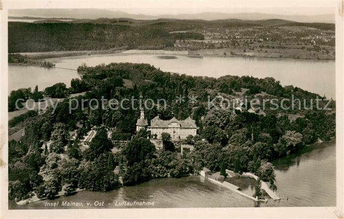 Insel Mainau Fliegeraufnahme