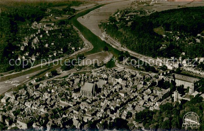Hann. Muenden Fliegeraufnahme mit Werra Fulda und Weser