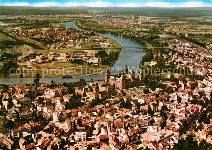 Aschaffenburg Main Fliegeraufnahme