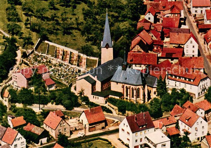 Hessenthal Spessart Fliegeraufnahme mit Wallfahrtskirche