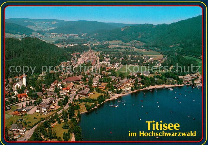 TITISEE Schwarzwald BW Fliegeraufnahme
