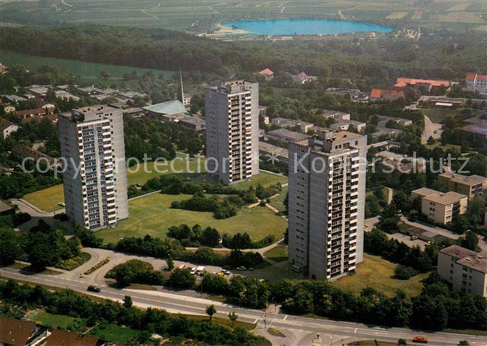 Ulm Donau AEG AG Systemtechnik Gmbh Hochhaeuser Fliegeraufnahme