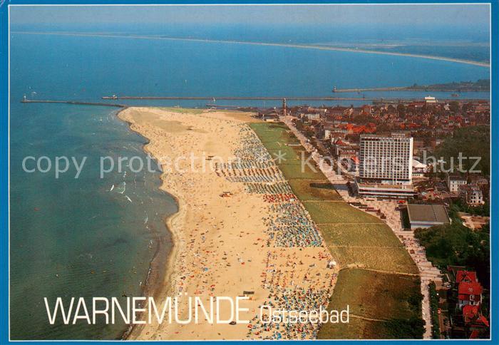 Warnemuende Ostseebad Fliegeraufnahme