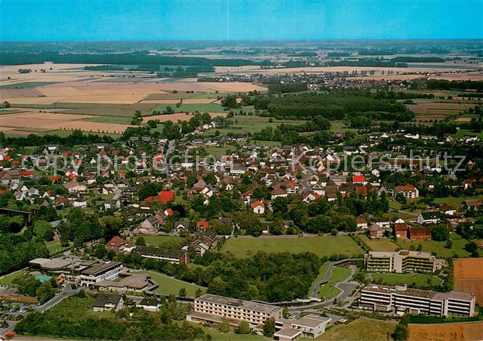 Bad Westernkotten Hellweg Sole Thermen mit Freibecken Fliegeraufnahme