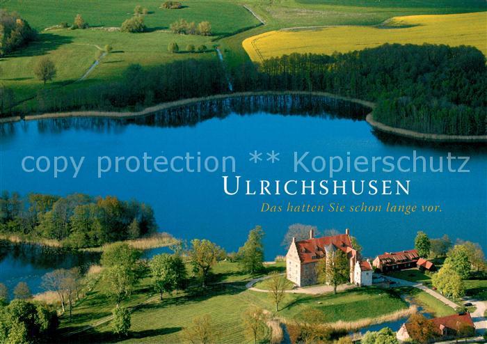 Ulrichshusen Fliegeraufnahme Schloss Ulrichshusen