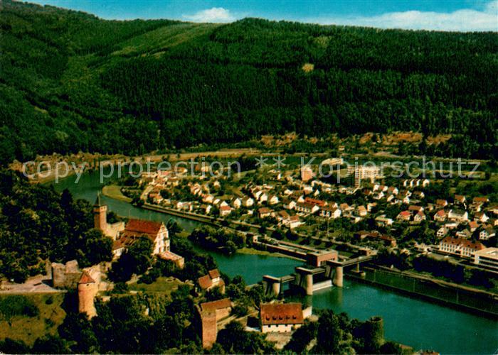 Hirschhorn Neckar Fliegeraufnahme