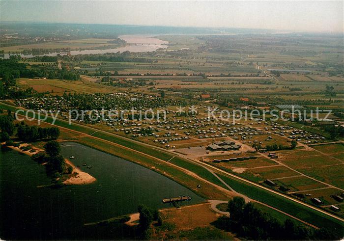 Drage Elbe Mobilheim und Camping Platz Restaurant Stover Strand Fliegeraufnahme
